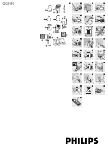 Manuale Philips QG3150 Tagliacapelli