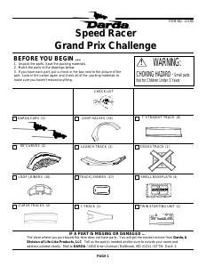 Manual Darda 11190 Grand Prix Challenge Race Track