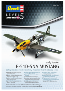 Manual Revell set 03944 Airplanes P-51D-5NA Mustang
