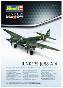Manual Revell set 03935 Airplanes Junkers Ju88 A-4