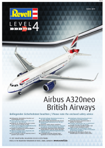 Manual Revell set 03840 Airplanes Airbus A320neo British Airways