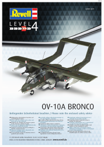Manual Revell set 03909 Airplanes OV-10A Bronco