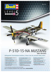 Manual Revell set 03838 Airplanes P-51D-15-NA Mustang