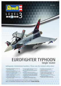 Manual Revell set 03952 Airplanes Eurofighter Typhoon