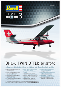 Manual Revell set 03954 Airplanes DHC-6 Twin Otter Swisstopo