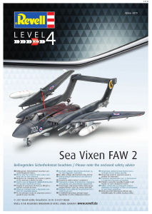 Manual Revell set 03866 Airplanes Sea Vixen FAW 2