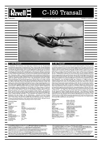 Manual Revell set 03998 Airplanes C-160 Transall