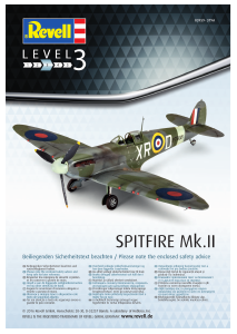 Manual Revell set 03959 Airplanes Spitefire Mk.II