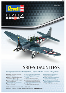 Manual Revell set 03869 Airplanes SBD-5 Dauntless