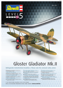 Manual Revell set 03846 Airplanes Gloster Gladiator Mk.II