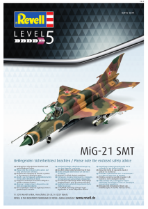 Manual Revell set 03915 Airplanes MiG-21 SMT