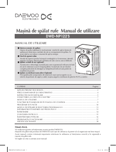 Manual Daewoo DWD-NP1223 Mașină de spălat