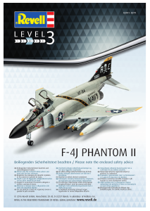 Manual Revell set 03941 Airplanes F-4J Phantom II