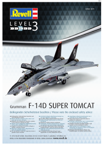 Manual Revell set 03960 Airplanes F-14D Super Tomcat