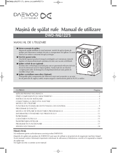 Manual Daewoo DWD-NQ1221 Mașină de spălat