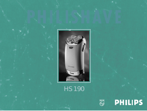 Manual de uso Philips HS190 Afeitadora