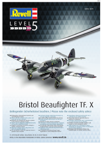 Manual Revell set 03943 Airplanes Bristol Beaufighter TF. X