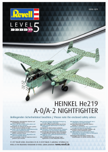 Manual Revell set 03928 Airplanes Heinkel He219 A-0/A-2 Nightfighter