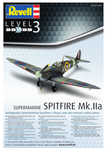 Manual Revell set 03953 Airplanes Spitfire Mk.IIa