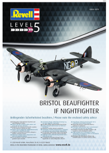 Manual Revell set 03854 Airplanes Bristol Beaufighter
