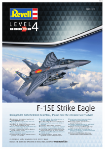 Manual Revell set 03841 Airplanes F-15E Strike Eagle