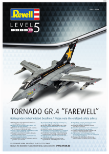 Manual Revell set 03853 Airplanes Tornado Gr.4 Farewell