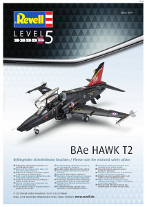 Manual Revell set 03852 Airplanes BAe HAWK T2