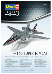 Manual Revell set 03950 Airplanes F-14D Super Tomcat