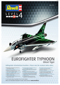 Manual Revell set 03884 Airplanes Eurofighter Typhoon