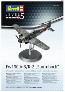 Manual Revell set 03874 Airplanes Fw190 A-8/R-2 Sturmbock