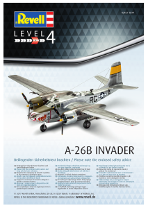 Manual Revell set 03921 Airplanes A-26B Invader