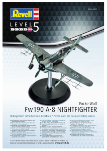 Manual Revell set 03926 Airplanes Fw190 A-8 Nightfighter