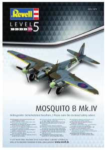 Manual Revell set 03923 Airplanes Mosquito B Mk.IV