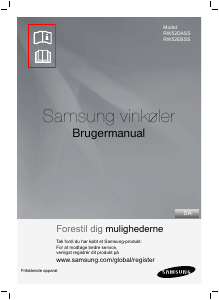 Brugsanvisning Samsung RW52EBSS Vinkøleskab