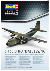 Manual Revell set 03916 Airplanes C-160 D Transall ESS/NG