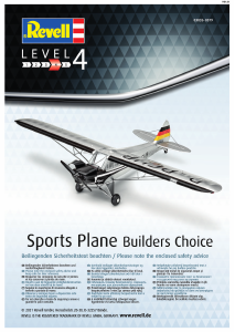 Manual Revell set 03835 Airplanes Sports plane