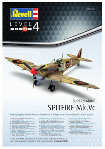 Manual Revell set 03940 Airplanes Spitfire Mk. Vc