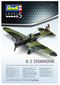 Manual Revell set 03932 Airplanes IL-2 Stormovik