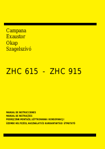 Manual de uso Zanussi ZHC615N Campana extractora