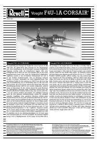 Manual Revell set 03983 Airplanes F4U-1A Corsair