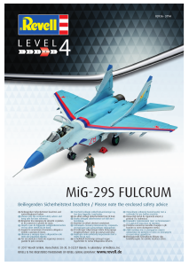 Manual Revell set 03936 Airplanes MiG-29S Fulcrum