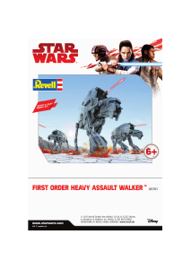 Manual Revell set 06761 Star Wars First Order Heavy Assault Walker