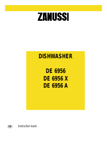 Handleiding Zanussi DE6956X Vaatwasser