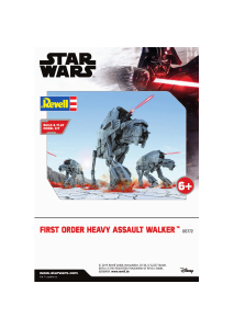 Manual Revell set 06772 Star Wars First Order Heavy Assault Walker