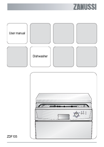 Manual Zanussi ZDF105 Dishwasher