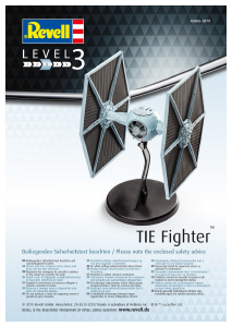 Manual Revell set 63605 Star Wars TIE Fighter