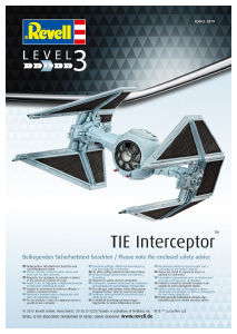Manual Revell set 63603 Star Wars TIE Interceptor
