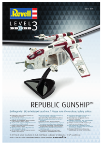 Manual Revell set 63613 Star Wars Republic Gunship