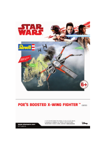 Manual Revell set 06763 Star Wars Poes Boosted X-Wing Fighter