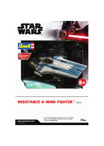 Manual Revell set 06773 Star Wars Resistance A-Wing Fighter